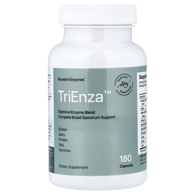 Houston Enzymes, TriEnza, Complete Enzymes for Gastrointestinal Health, 180 Capsules