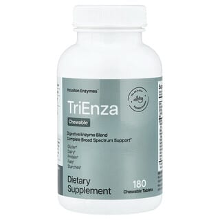 Houston Enzymes, TriEnza Chewable, 180 Chewable Tablets