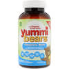 Yummi Bears，多面的複合維生素，天然草莓、柳丁和鳳梨味，200粒美味的小熊軟糖