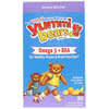 Yummi Bears, Omega 3 + DHA, natürliche Fruchtaromen, 90 Gummibärchen
