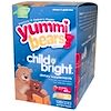Yummi Bears, ChildBright, Strawberry & White Grape Flavors, (60 AM - 60 PM) 120 Gummy Bears