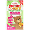 Yummi Bears，欧米加3植物为基础，天然水果味道，90 Gummy Bears