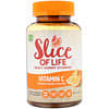 Slice of Life, Adult Gummy Vitamins, Vitamin C, Natural Orange Flavor, 60 Gummy Vitamins