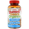 Yummi Bears Organics, Multivitamines complètes, Arômes biologiques de fraise, d'orange et d'ananas, 180 Yummi Bears