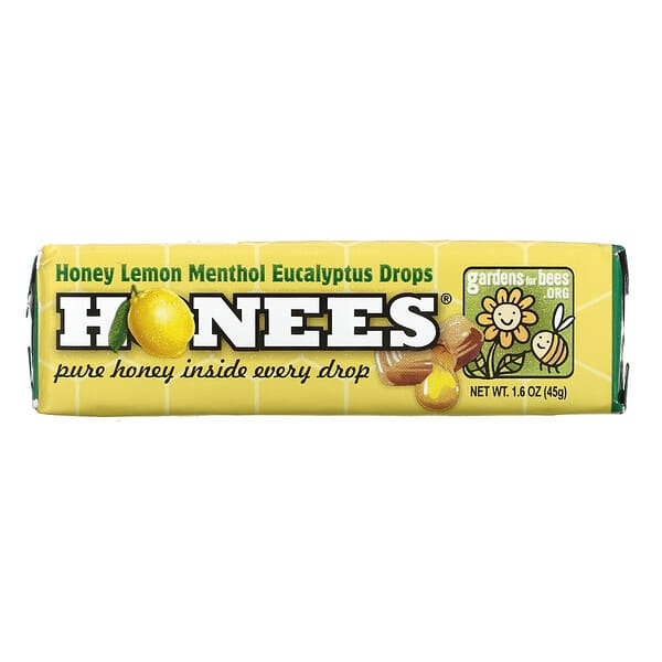 Honees, 허니 레몬 기침 도롭스, 9 드롭스