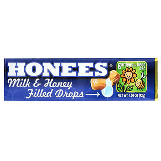 Honees, Gouttes fourrées au lait et au miel, 42 g