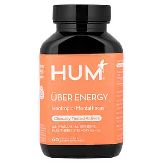 HUM Nutrition, Uber Energy, 60 Vegan Capsules