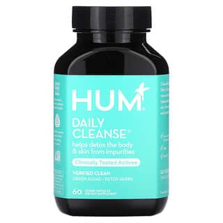 HUM Nutrition, Daily Cleanse, ежедневное очищение, 60 веганских капсул