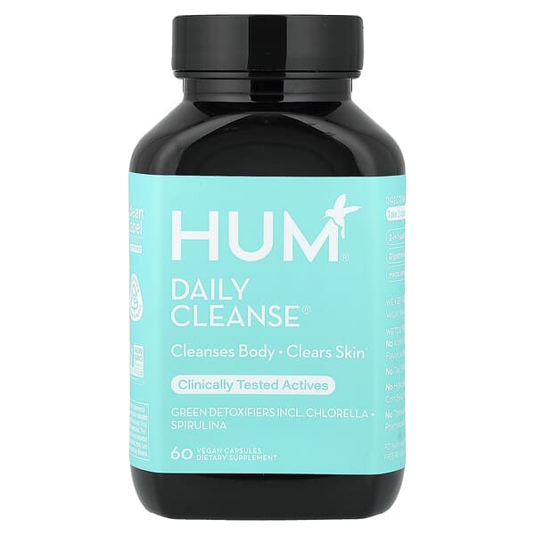 HUM Nutrition, Daily Cleanse®, 60 Vegan Capsules — product photo 1