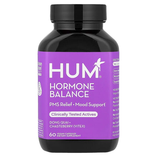 HUM Nutrition, 荷爾蒙平衡，60 粒全素膠囊