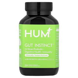 HUM Nutrition, Gut Instinct, 30 Vegan Capsules