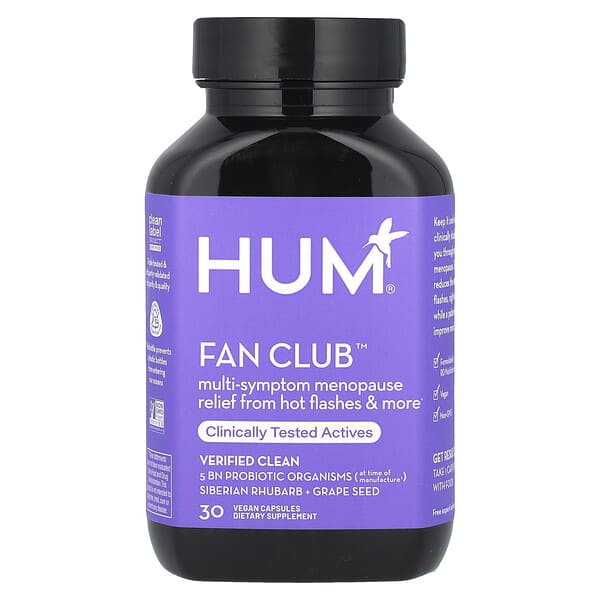 Fan Club™, Multi-Symptom Menopause Relief, 30 Vegan Capsules