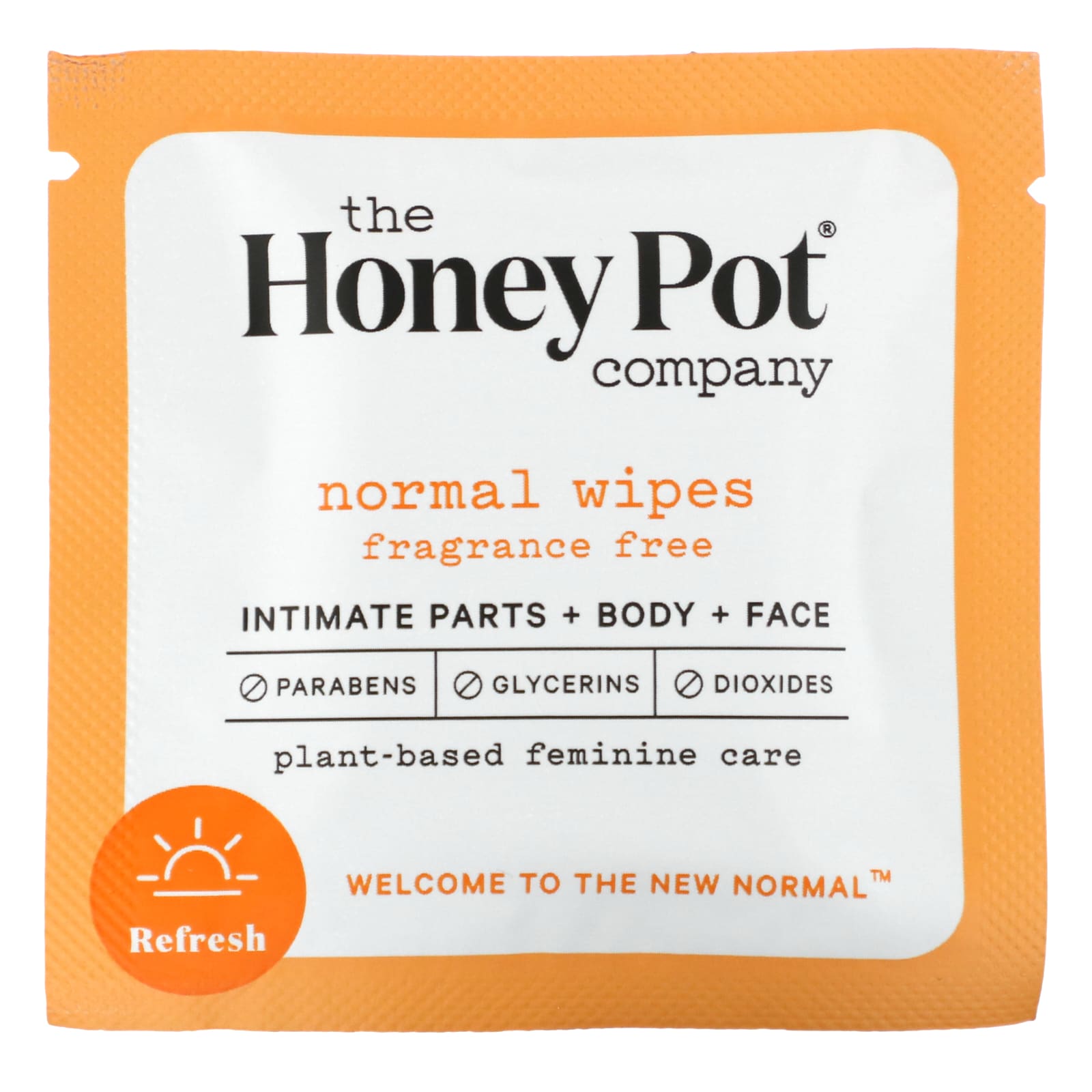 The Honey Pot Company, Normal Wipes, 15 Single Towelettes
