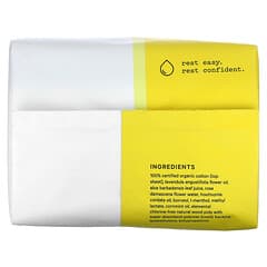 100% Organic Cotton Cover, Overnight Pads With Wings, Heavy, 16 Count - View #6