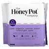 The Honey Pot Company, Organic Herbal-Infused Pads with Wings, Overnight, 12 Count