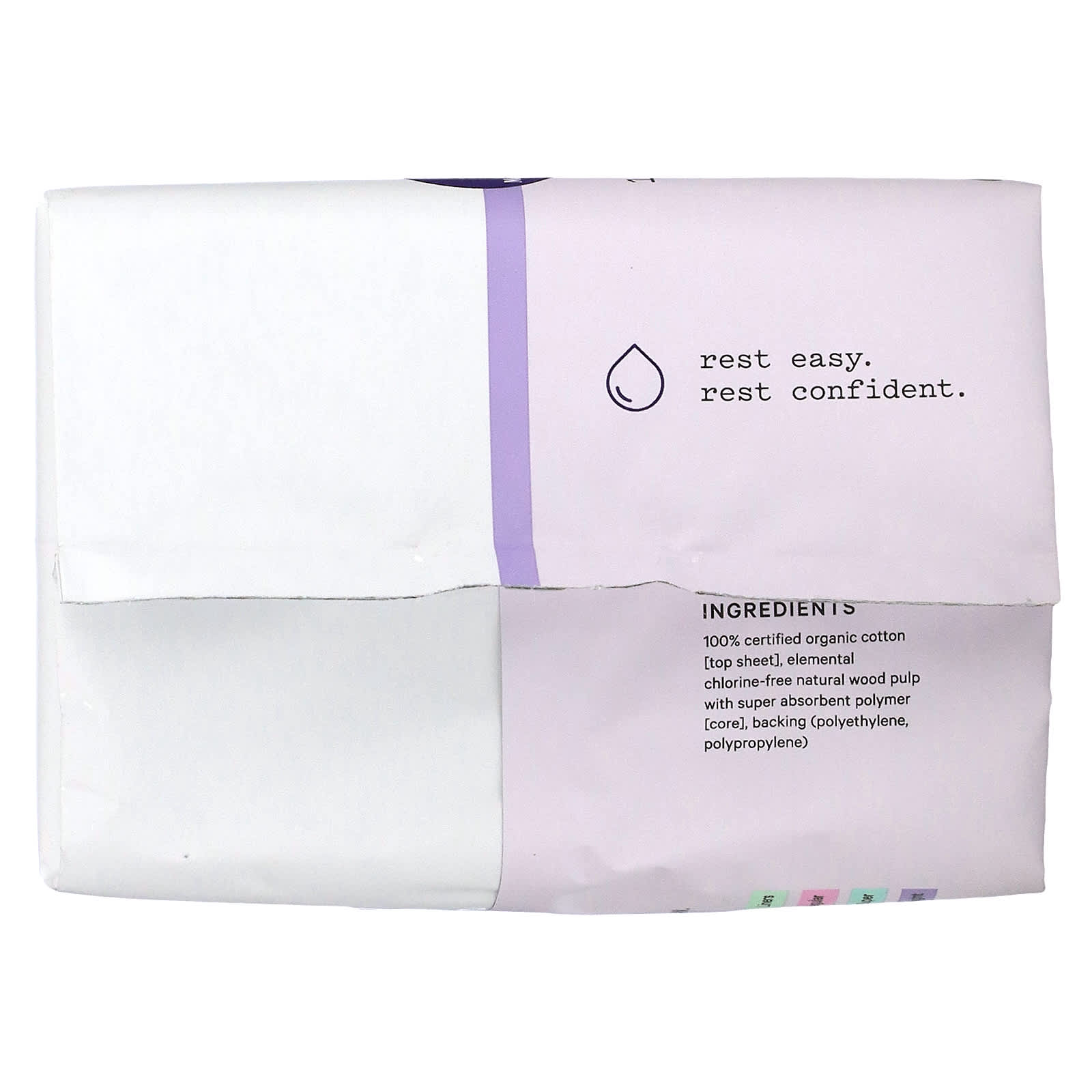 The Honey Pot Company, Organic NonHerbal Pads with Wings, Overnight
