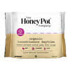 The Honey Pot Company, Almohadillas de algodón con alas con infusión de hierbas, Incontinencia orgánica durante el día, 16 unidades