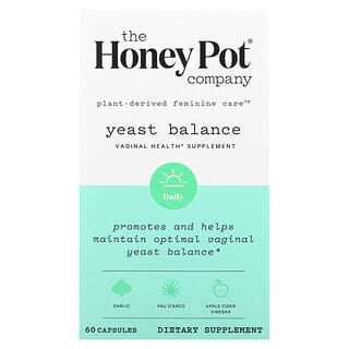 The Honey Pot Company, 酵母平衡，60 粒胶囊