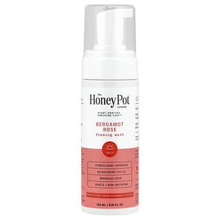 The Honey Pot Company, Lotion moussante, Bergamote et rose, 163 ml