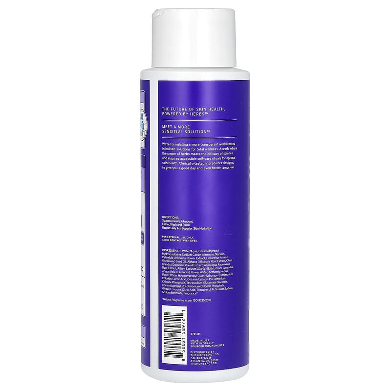 Hydrating Herbal-Infused Body Cleanser, Lavender & Chamomile, 15 fl oz (443 ml)