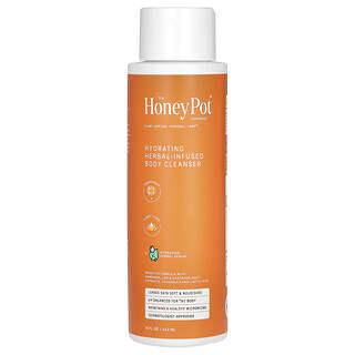 The Honey Pot Company, Hydrating Herbal-Infused Body Cleanser, Grapefruit , 15 fl oz (443 ml)