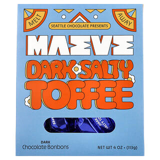 Maeve Chocolate‏, بونصات الشوكولاتة الداكنة، توفي مالح داكن، 113 جم