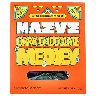 Maeve Chocolate, Çikolatalı Bonbonlar, Bitter Çikolata Karışımı, 113 g (4 oz)