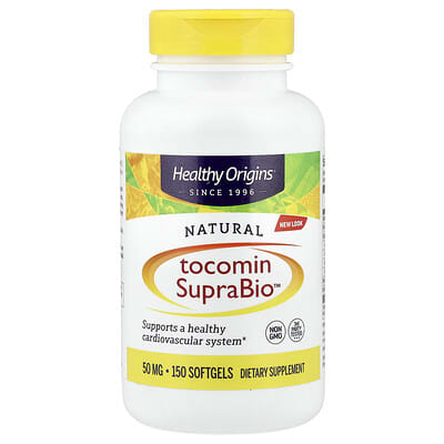 Healthy Origins, Natural Tocomin SupraBio™, 150 Softgels