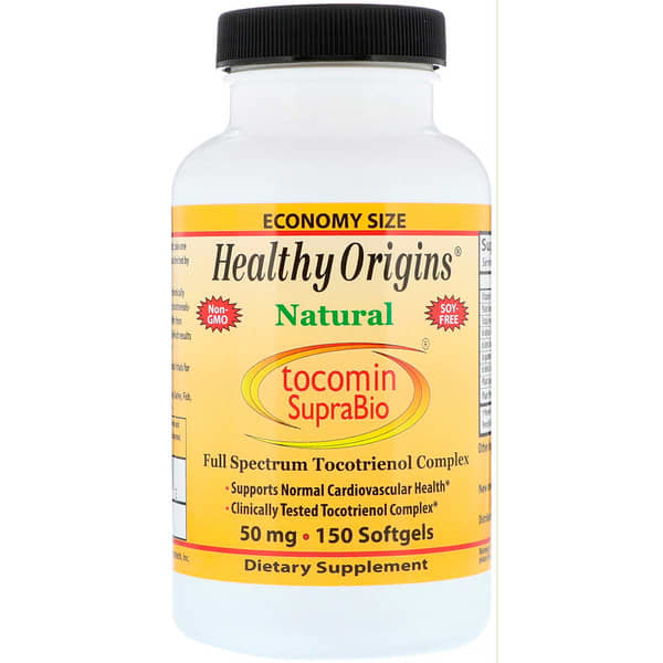 Healthy Origins, Tocomin SupraBio, 50 mg, 150 Softgels (Discontinued Item) 