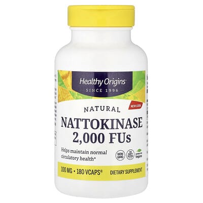 Healthy Origins, Nattokinase 2000, 100 mg, 180 Vegetable Capsules