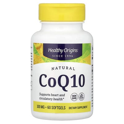 Healthy Origins, Natural, CoQ10, 100 mg, 60 Capsules