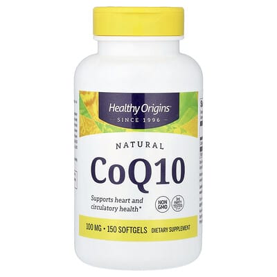 Healthy Origins, Natural CoQ10, 100 mg, 150 Capsules