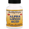 Ácido alfa lipoico 300 mg, 60 cápsulas