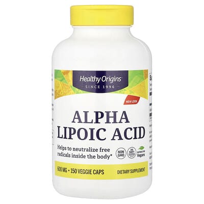 Healthy Origins, Alpha Lipoic Acid, 600 mg, 150 Capsules