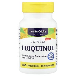 Healthy Origins, Natural, Ubiquinol, 100 mg, 30 Softgels
