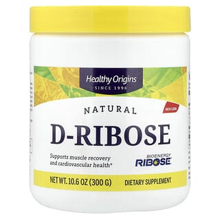 Healthy Origins, D-ribose naturel, 300 g