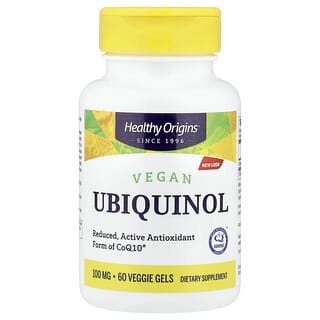 Healthy Origins, Vegan Ubiquinol, 100 mg, 60 Veggie Gels