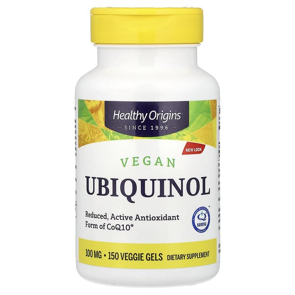 Healthy Origins, Vegan Ubiquinol, 100 mg, 150 Veggie Gels — product photo 1