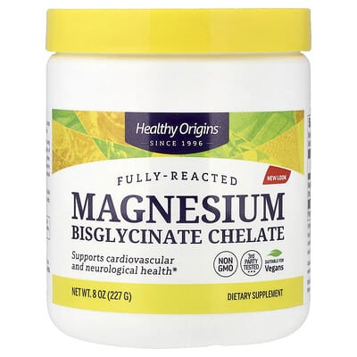 Healthy Origins, Magnesium Bisglycinate Chelate, 8 oz (227 g)
