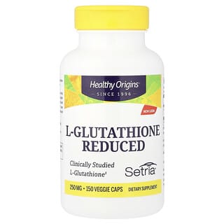 Healthy Origins, L-Glutationreducerad, 250 mg, 150 vegetariska kapslar