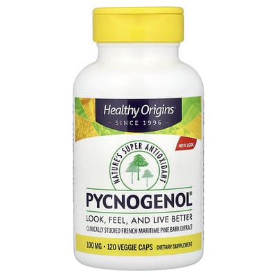 Healthy Origins, Pycnogenol, 100 mg, 120 Capsules