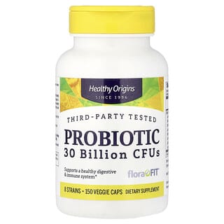 Healthy Origins, Пробиотик, 30 милиарда CFU, 150 вегетариански капсули