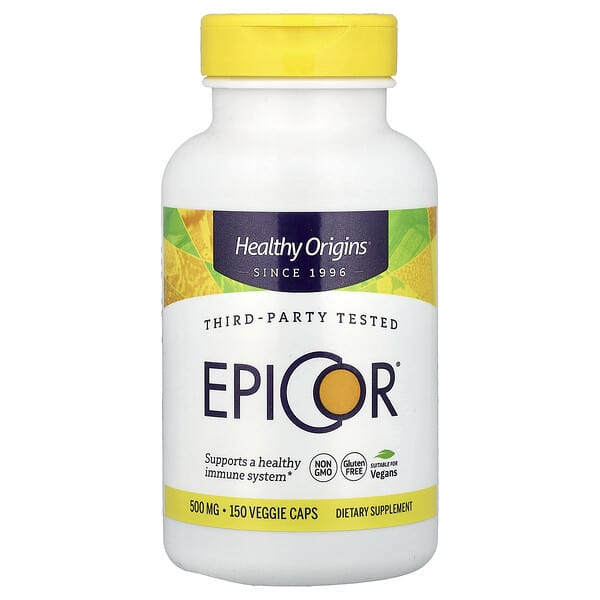 Healthy Origins, EpiCor®, 500 mg, 150 Veggie Caps — product photo 1
