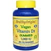 Vegan Vitamin D3 Gummies, Natural Fruit Flavors, 1,000 IU, 90 Gummies