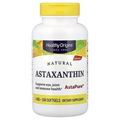 Healthy Origins, Astaxanthin, 4 mg, 150 Softgels
