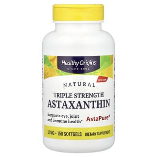 Healthy Origins, Naturalna astaksantyna, 150 miękkich kapsułek
