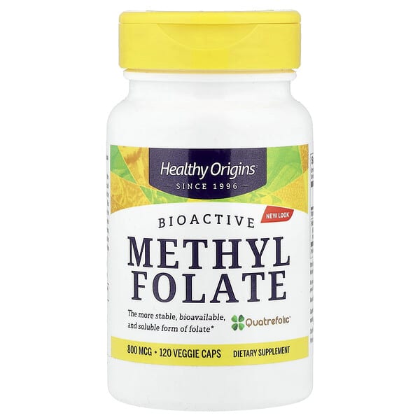 Healthy Origins, Methyl Folate, 120 Veggie Caps — product photo 1