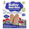 Hot Kid, 베이비 Mum-Mum®, 부드러운 치아 발육 웨이퍼, 블루베리 및 구기자 열매, 12팩, 웨이퍼 각 2개