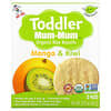 Toddler Mum-Mum, Organic Rice Biscuits, Age 2 and Up, Mango & Kiwi, 12 Packs, 2 Biscuits Each