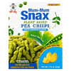 Mum-Mum Snax, Baked Pea Crisps, Ages 2 Years+, White Cheddar, 5 Pouches, 10 g Each